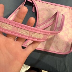 Pink coach purse